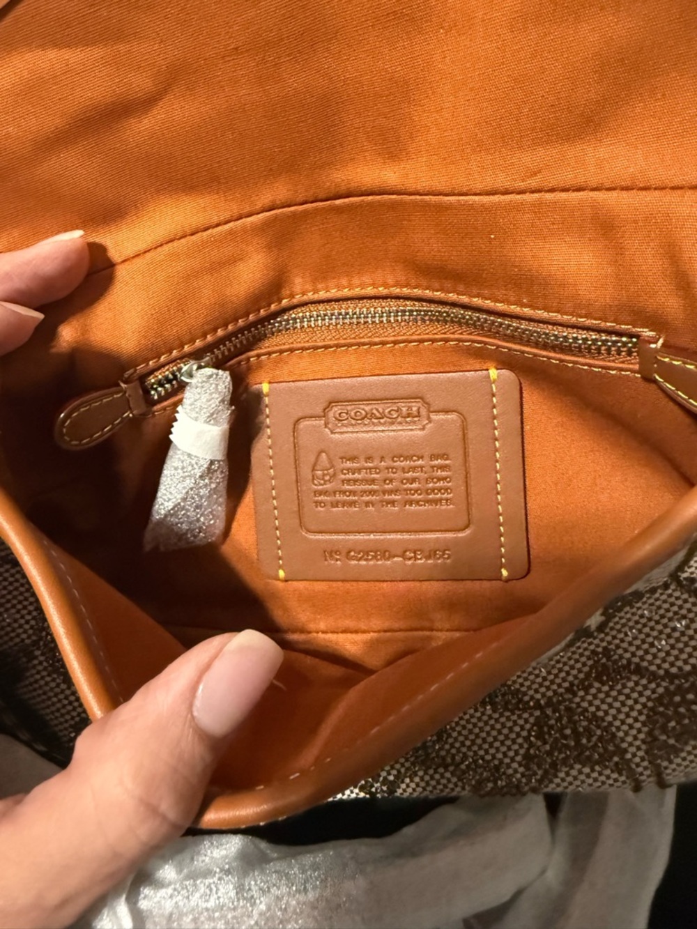 Coach Soho 25 in Crystal Signature Jacquard CBJ65 - Picture 5 of 6